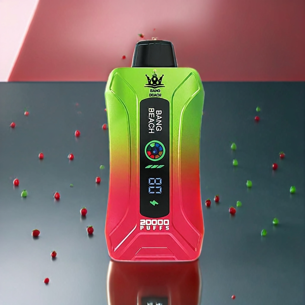 Bang Beach 20000 Puffs Smart Skärm Sveriges Grossist Jordgubb Vattenmelon