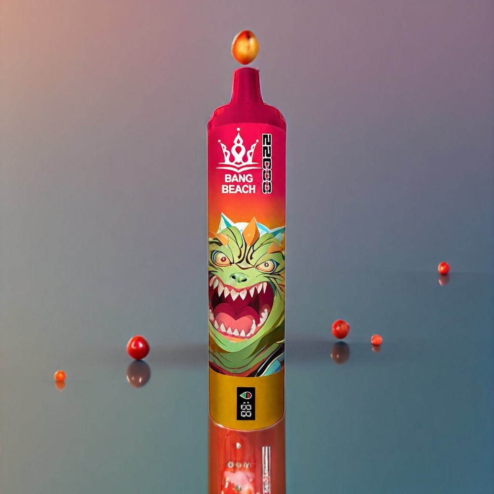 Bang Beach 22000 Puffar 36ml 650mAh 0% 2% 3% 5% Sverige Grossist Persika Is