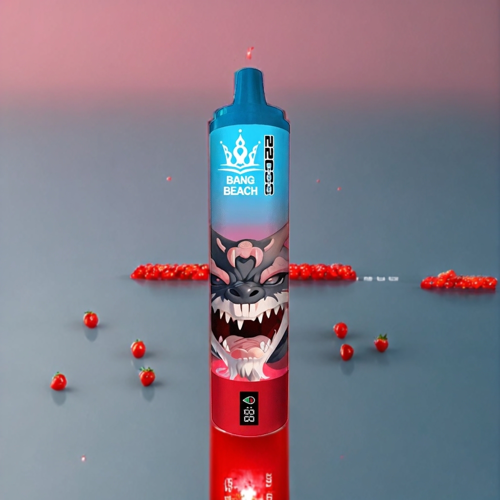 Bang Beach 22000 Puffs Sverige Grossist 36ml 650mAh Jordgubb Vattenmelon