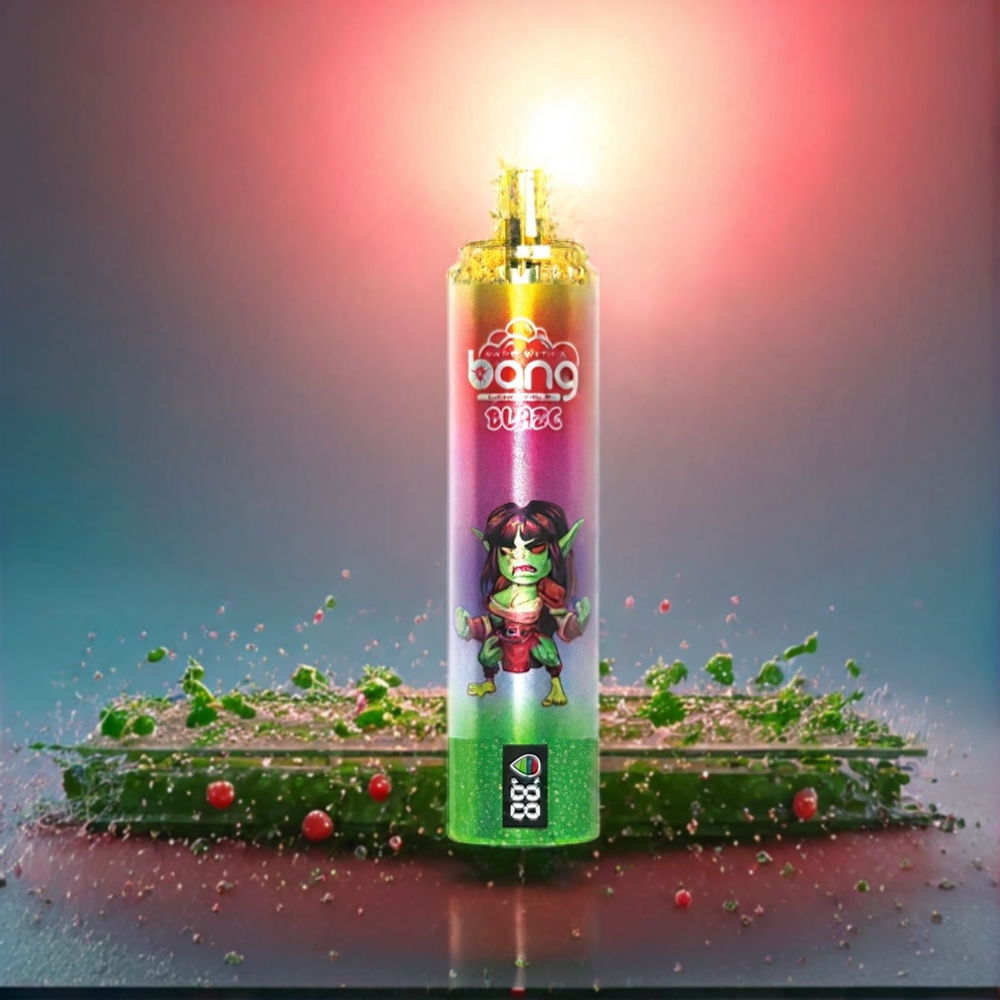 Bang Blaze Tornado 20000 Pust Anpassningsbar Luftflöde Typ-C Laddning 0%,2%,3%,5% Nikotin Sverige Grossist Vattenmelon Tuggummi