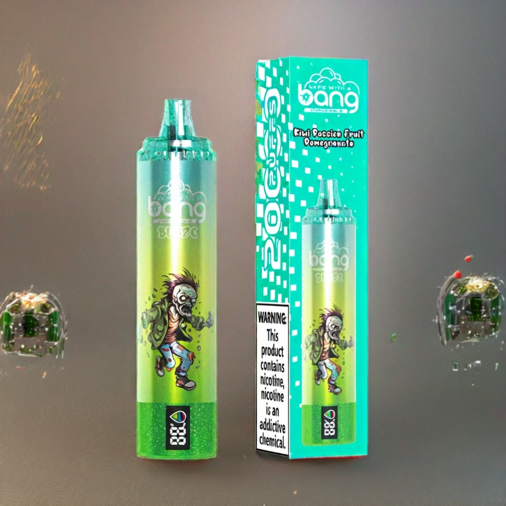 Bang Blaze Tornado 20000 Pustar Anpassningsbar Luftflöde Type-C Laddning 0%,2%,3%,5% Nikotin Kiwi Passionfrukt Guava Sverige Grossist