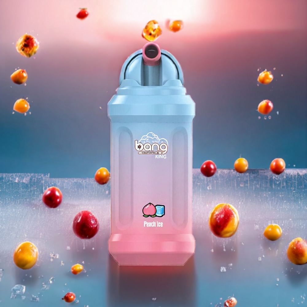 Bang King 12000 Puffar 23ml 650 mAh Mesh Coil 1.2 Ohm Sverige Grossist Persika Is