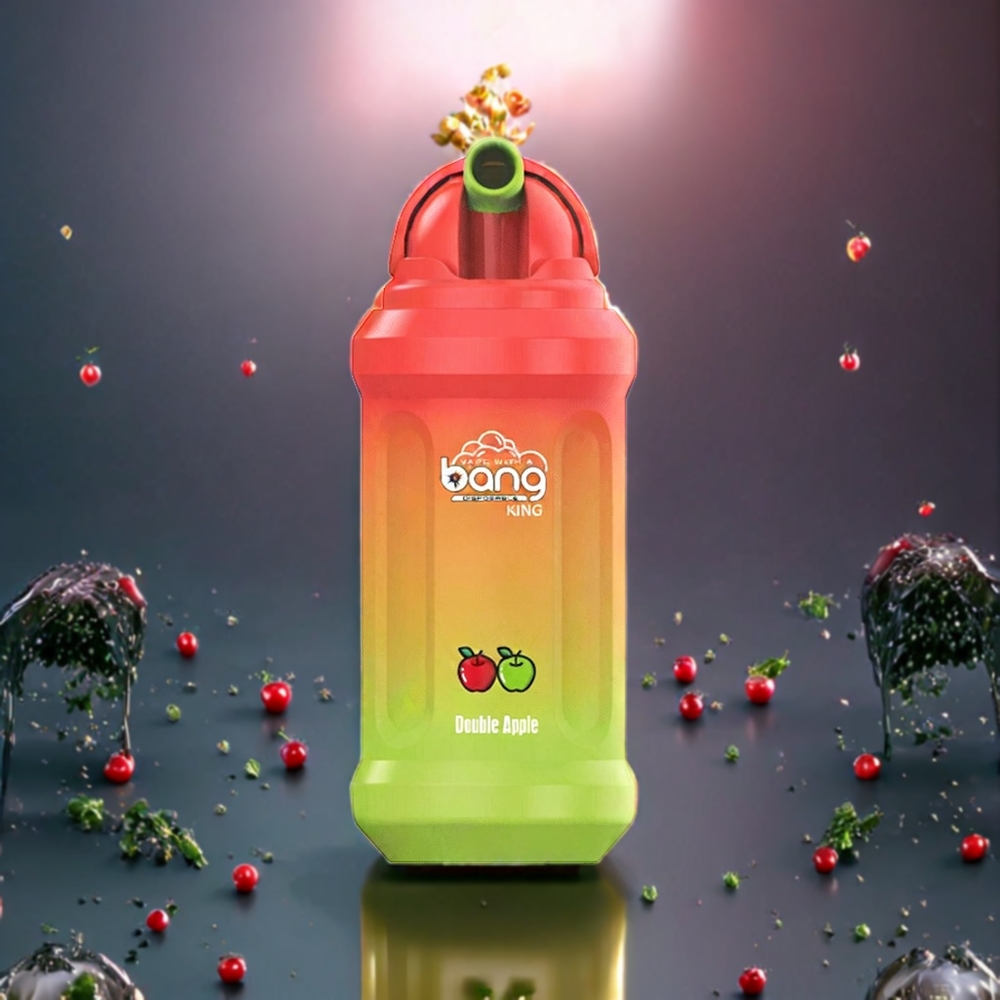 Bang King 12000 Puffs 23ml 650 mAh Sverige Grossist Dubbel Äpple