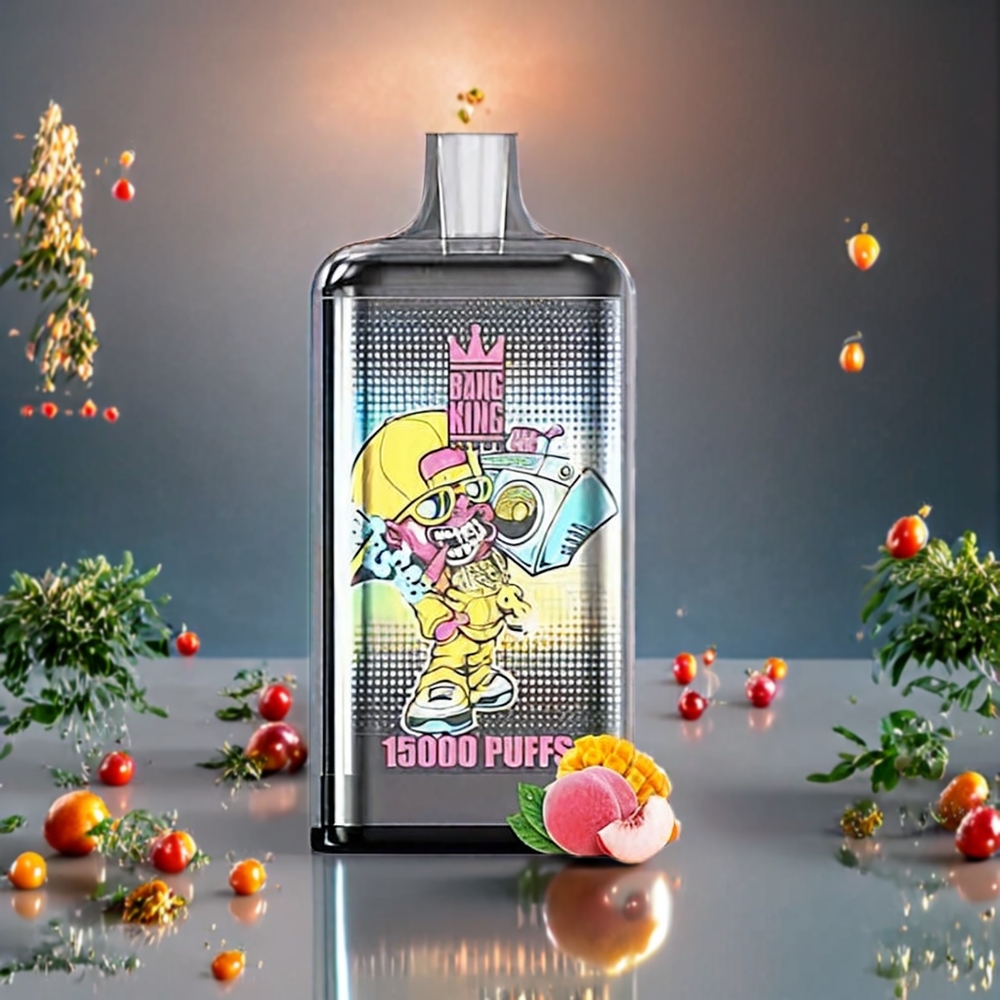 Bang King 15000 Puffs Sverige Grossist Färgglad Persika Mango