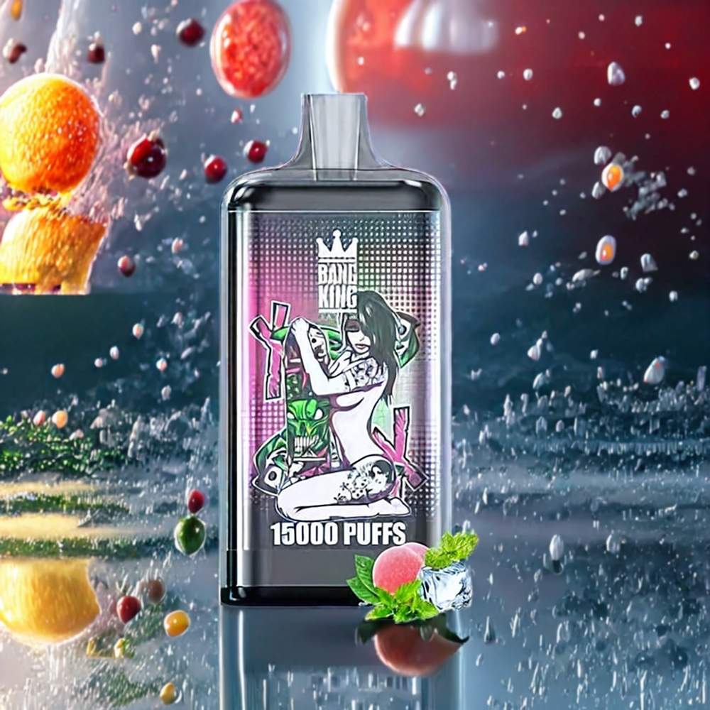 Bang King 15000 Puffs Sverige Grossist Färgrik & Lekfull Frid Is