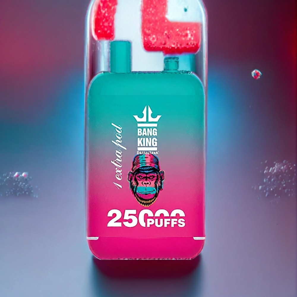 Bang King Sverige Grossist 25000 Puffs Dual Pod System Triple Bär Is