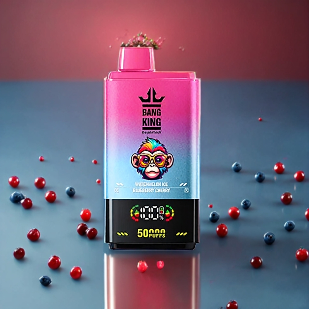 Bang King 50000 50ml 850mAh Sverige Grossist Vattenmelon Blåbär Körsbär