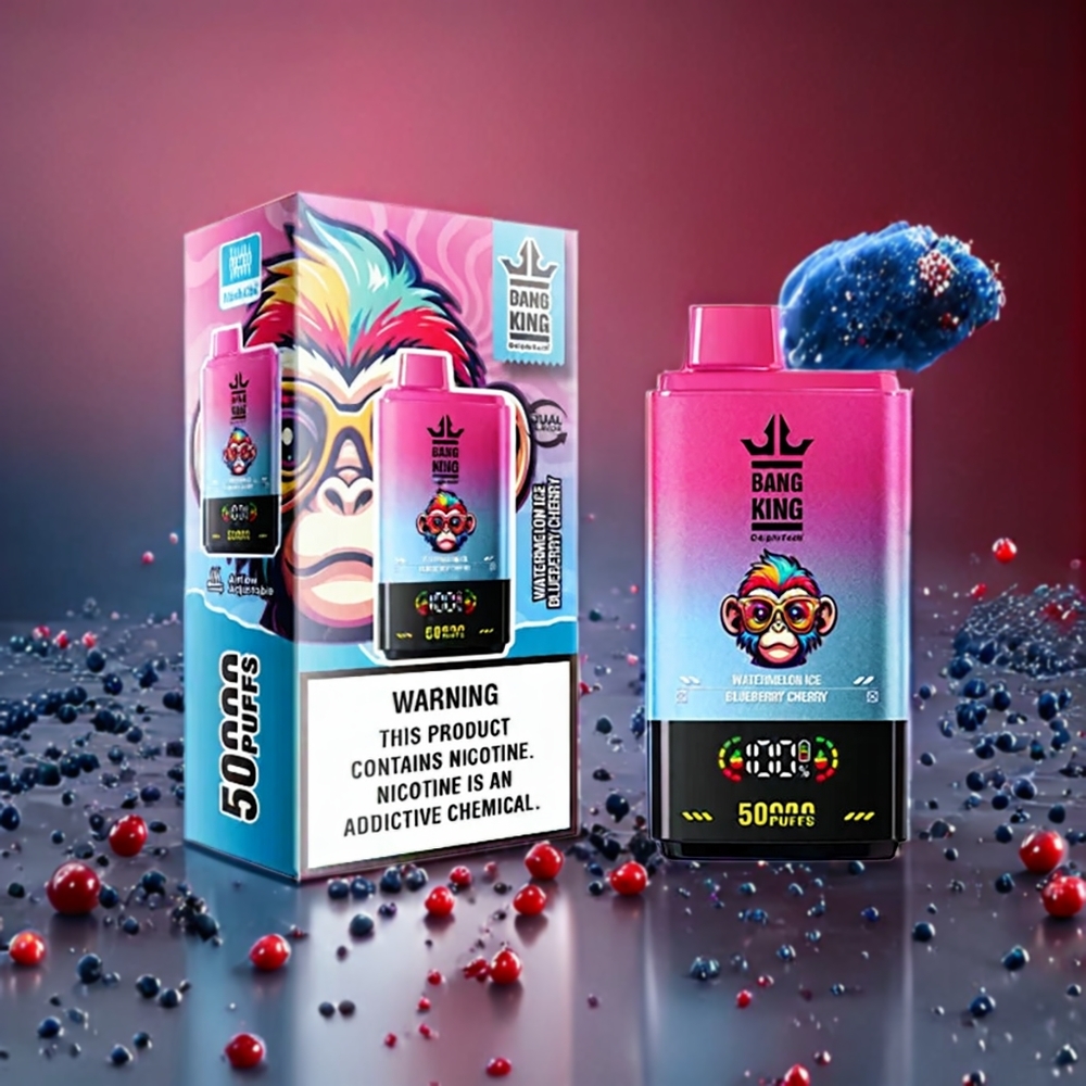 Bang King 50000 50ml 850mAh Sverige Grossist Vattenmelon Blåbär Körsbär
