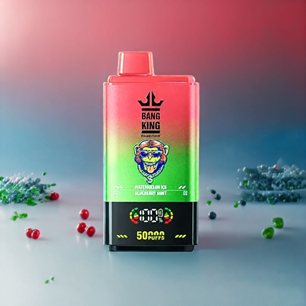 Bang King 50000 SLM 850mAh Type-C Sverige Grossist Vattenmelon Is Blåbär Mynta