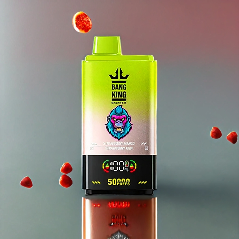 Bang King 50000 Sverige Grossist 50ml 850mAh Type-C Jordgubbe Mango Jordgubbe Kiwi
