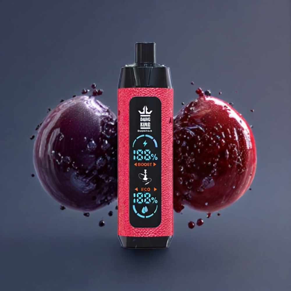 Bang King Shisha 25000 Puffs 30ml 650mAh 0.6 Ohm Type-C Sverige Grossist Dåligt Blod