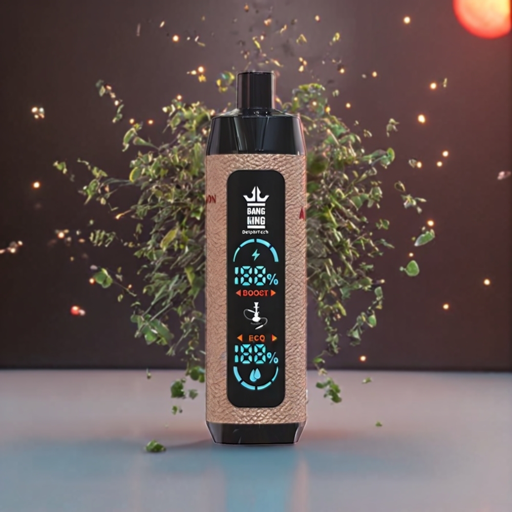 Bang King Shisha 25000 Puffs Sverige Grossist 30ml 650 mAh Type-C Citronmint