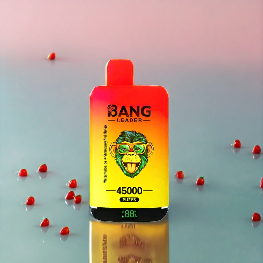 Bang Leader 45000 Puffs Smart Screen Type-C Sverige Grossist Vattenmelon Is Jordgubb Mango