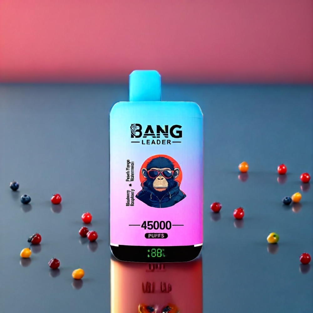 Bang Leader 45000 Smart Svensk Grossist Blåbär Hallon Persika Mango Vattenmelon