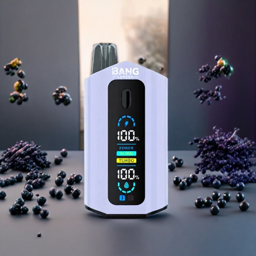 Bang Leader 50000 Puffar 13400mAh 36ml Sverige Grossist Svarta Druvor Gröna Druvor