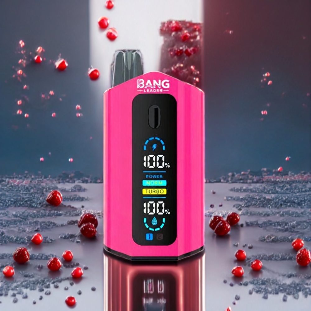 Bang Leader 50000 Puffar 13400mAh Type-C Sverige Grossist Blåbär Hallon Lemonad Jordgubb Hallon Körsbär Is