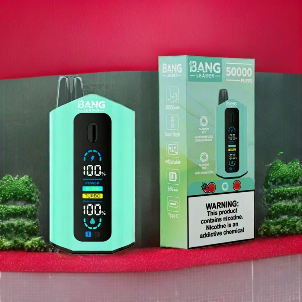 Bang Leader 50000 Puffs 13400mAh 36ml Sverige Grossist Vattenmelon Jordgubb Vattenmelon Redbull