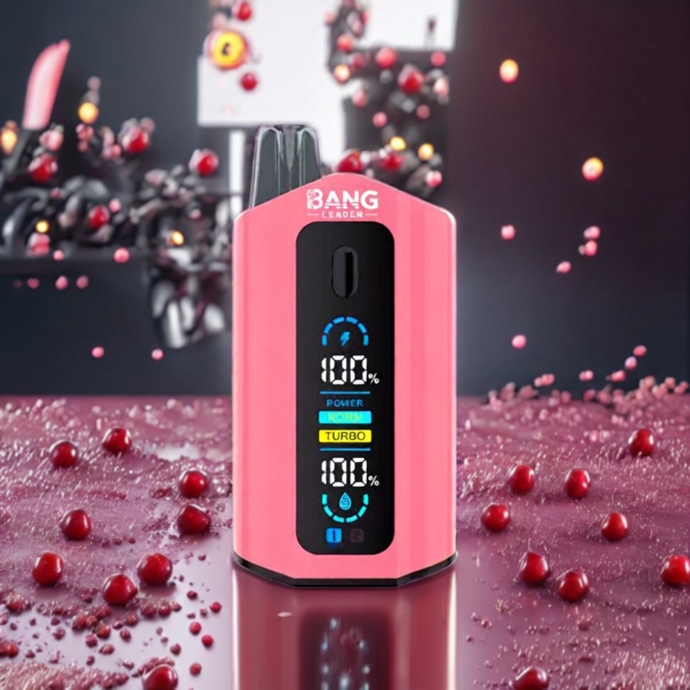 Bang Leader 50000 Puffs 13400mAh Sverige Grossist Körsbärskola Rosa Lemonad