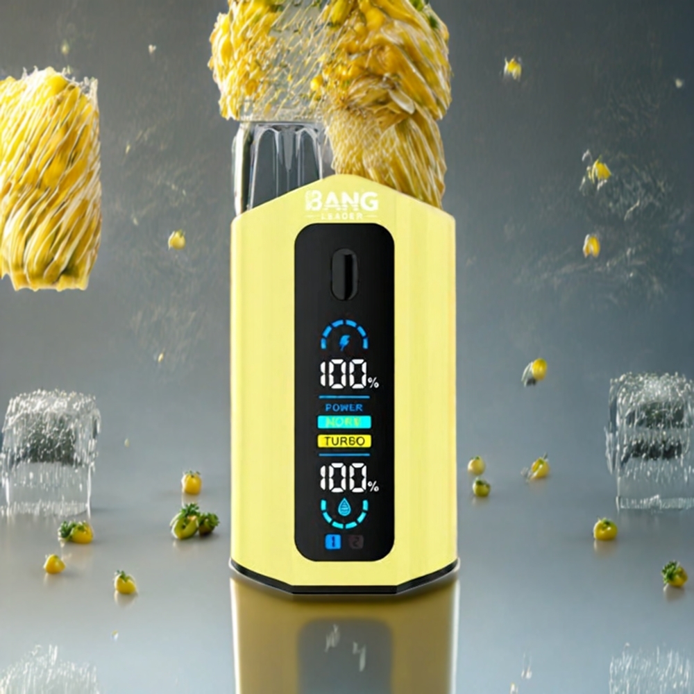 Bang Leader 50000 Puffs Sverige Grossist 13400mAh Typ-C Ananas Passionfrukt Ananas Is