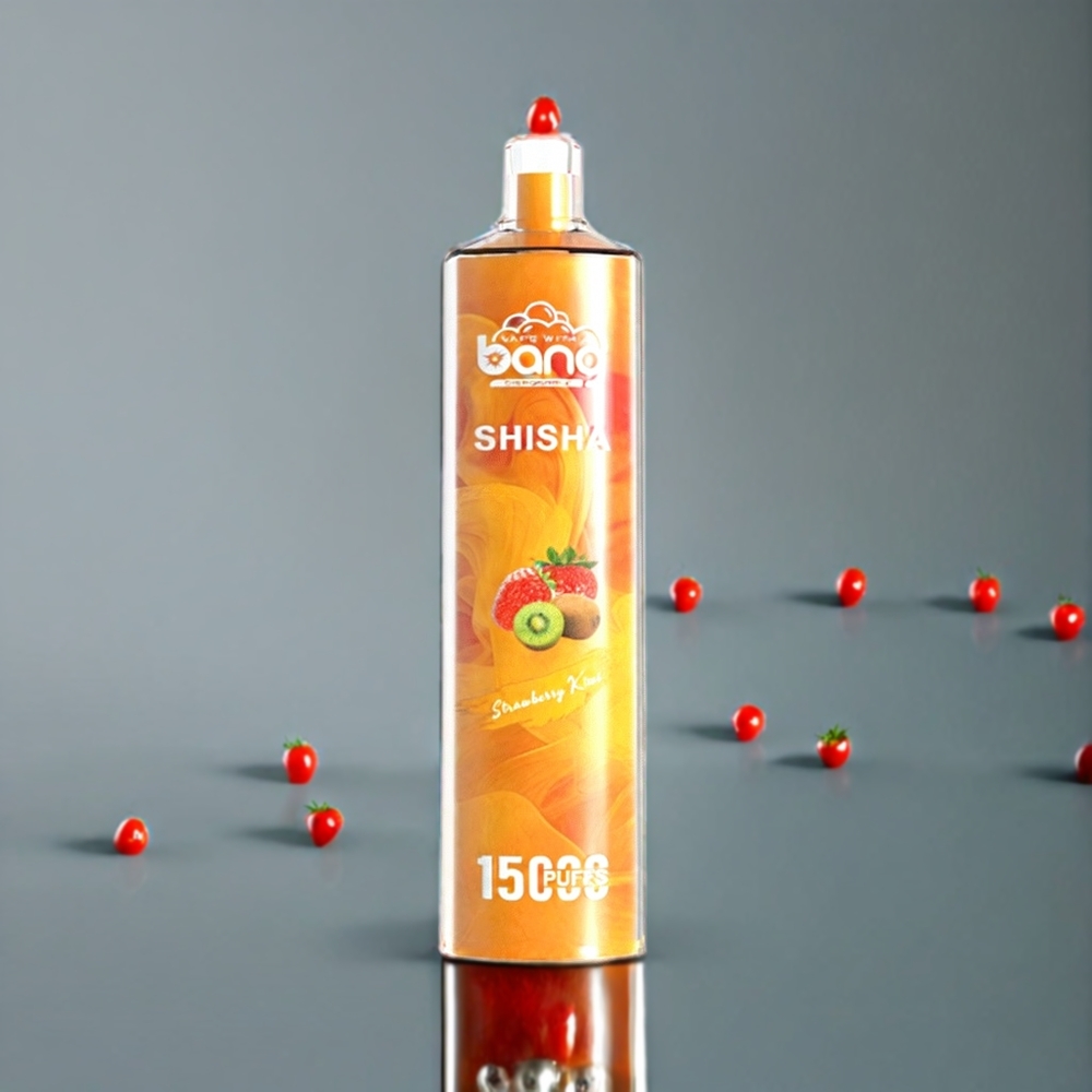 Bang Shisha 15000 Puffs 23ml Type-C 600mAh 0-5% Nicotine DTL Sverige Grossist Jordgubb Kiwi