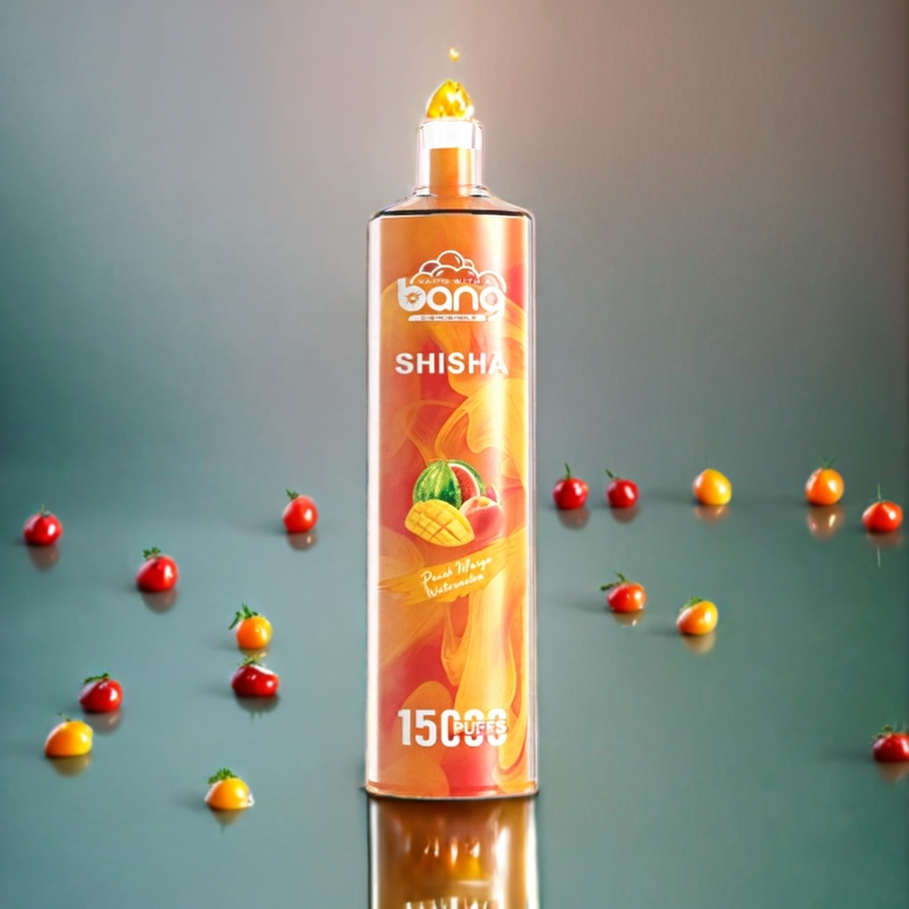 Bang Shisha 15000 Puffs DTL Sverige Grossist Persika Mango Vattenmelon