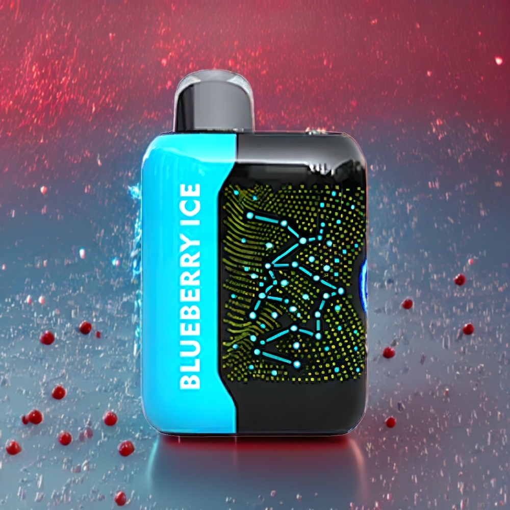 Bang Starry 25000 Puff 28ml 800mAh Type-C Blå Hallon Is Sverige Grossist