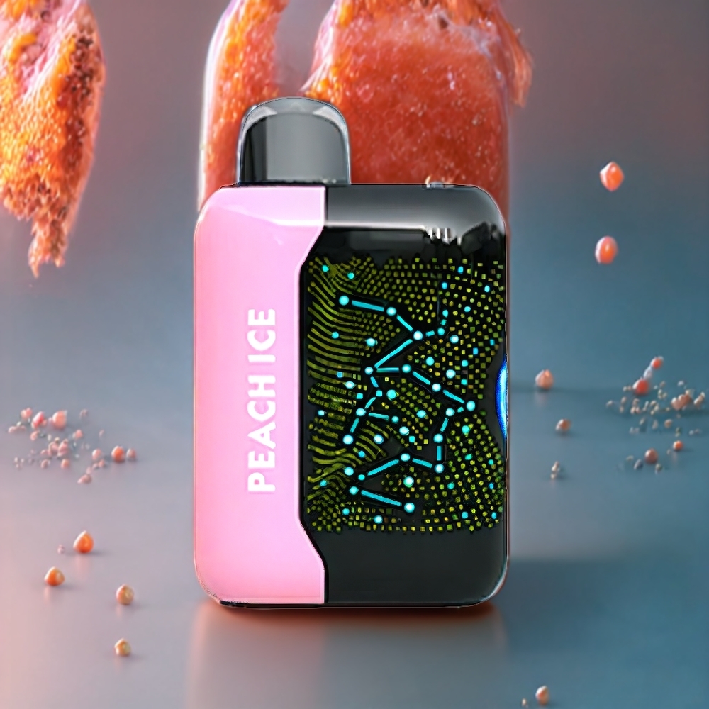 Bang Starry 25000 Puffs 28ml 800mAh Mesh 1.0 Ohm Type-C Sverige Grossist Persika Is