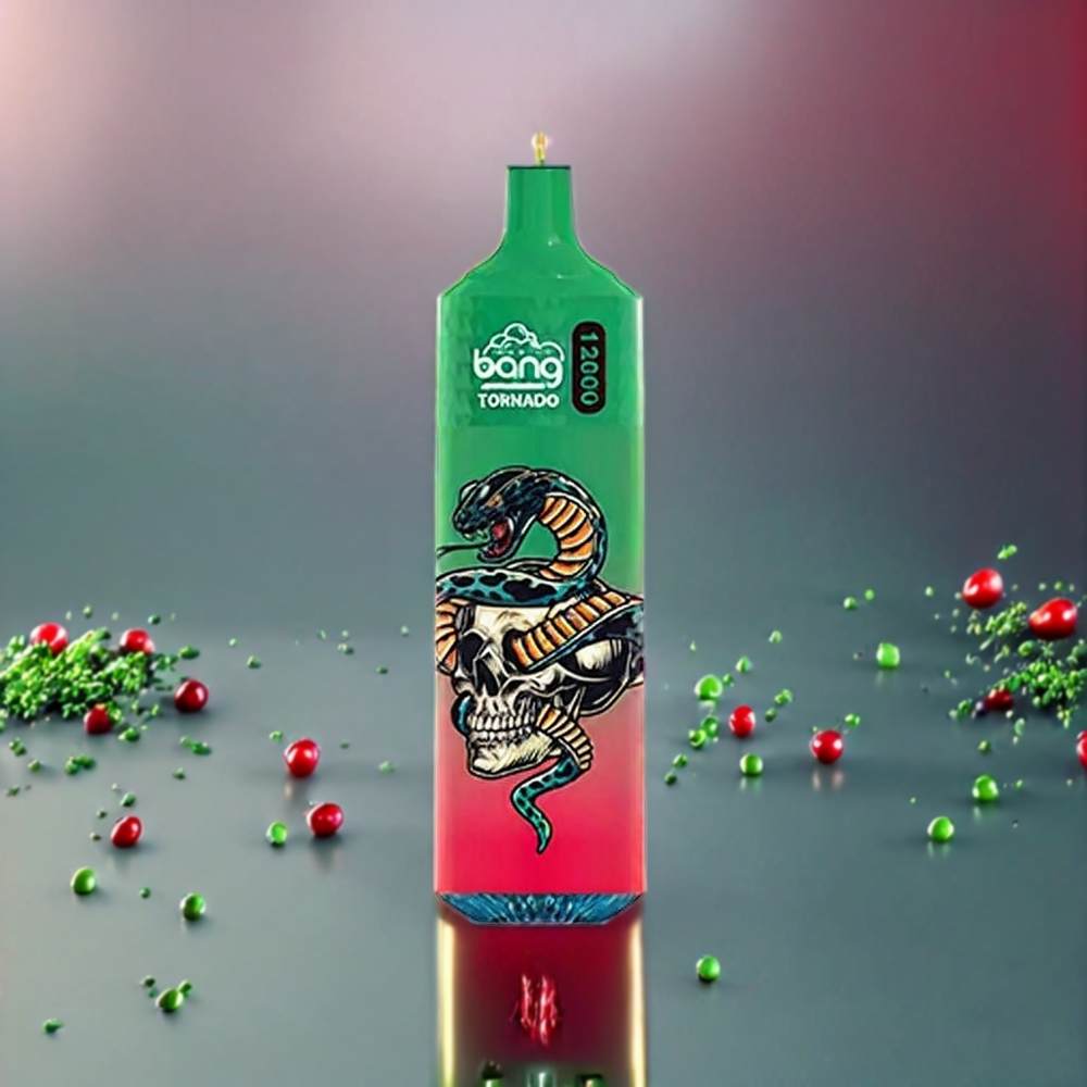 Bang Tornado 12000 Puffs 23ml 650 mAh Sverige Grossist Sur Äpple Hallon