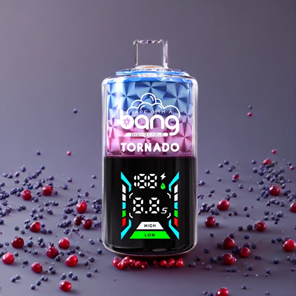 Bang Tornado 40000 Puffar 0% Nikotin 40ml Sverige Grossist Blåbär Hallon