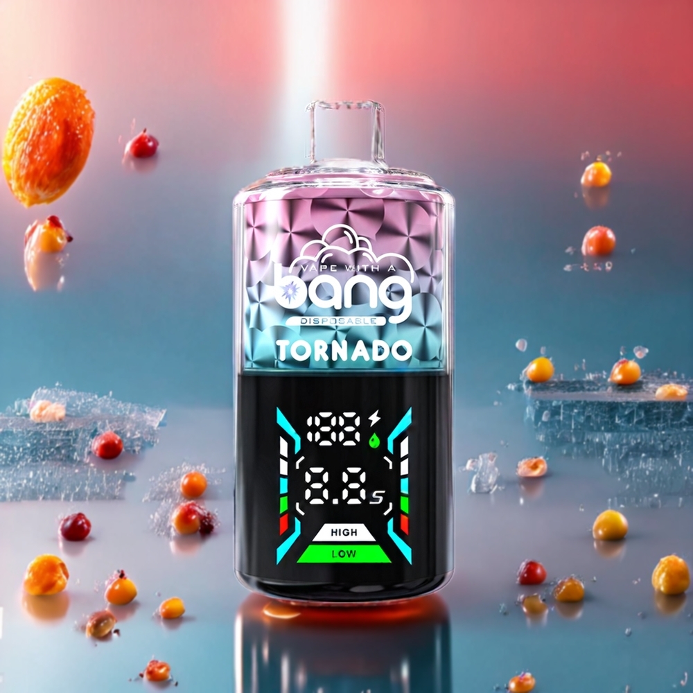 Bang Tornado 40000 Puffar 40ml 0% Sverige Grossist Persika Is