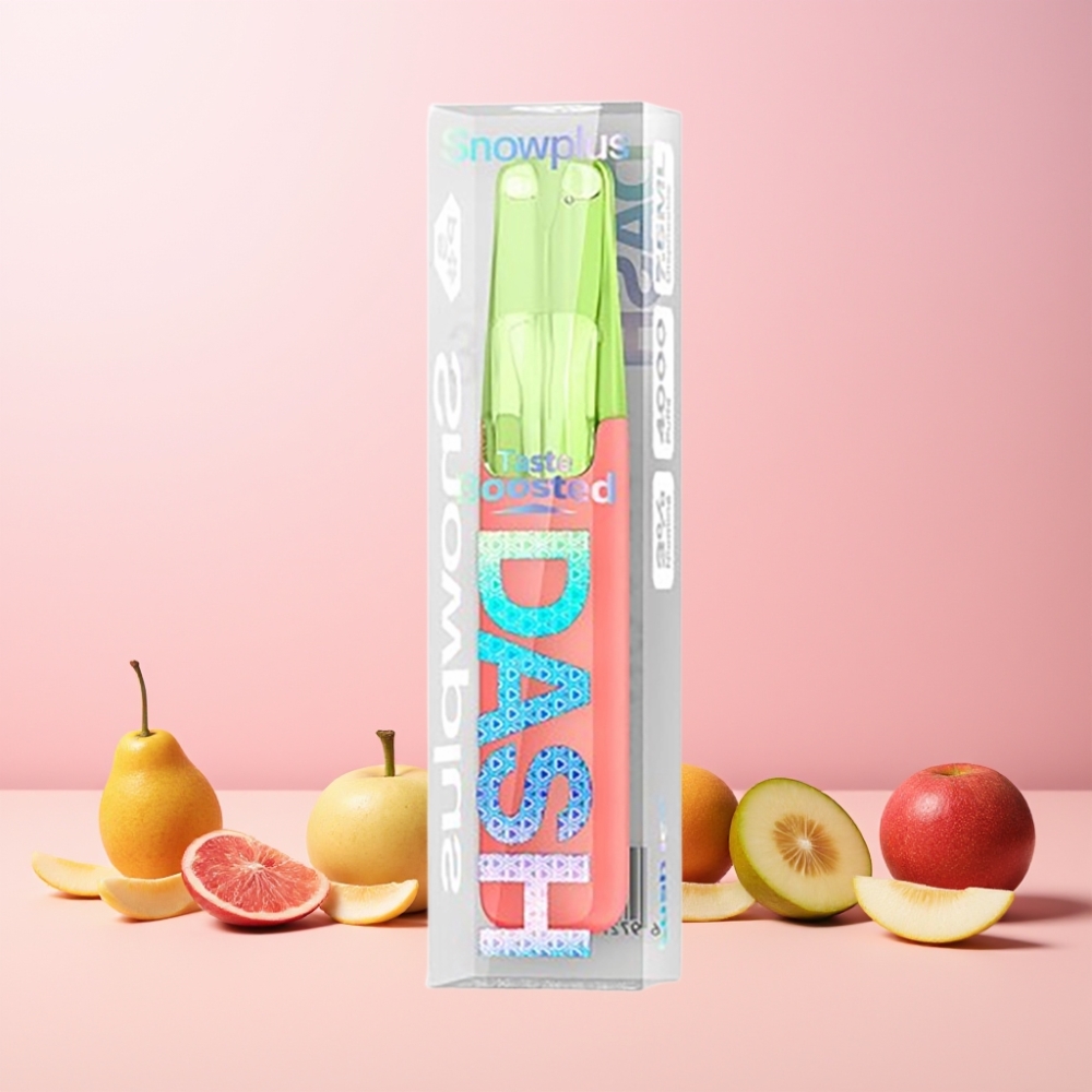 Snowplus Dash 4000 Puffar Ceramisk 530 mAh Sverige Grossist Saftig Is