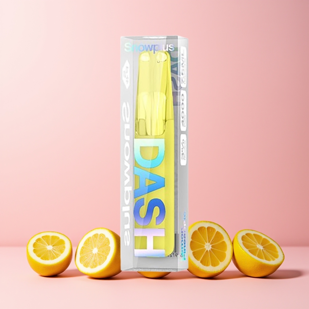 Snowplus Dash 4000 Puffar Keramisk 530 mAh 7.5 ml Sverige Grossist Citron Ananas