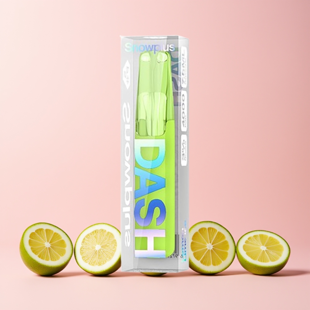 Snowplus Dash 4000 Puffs 530 mAh 7.5 ml Ceramic Sverige Grossist Citron Lime Is