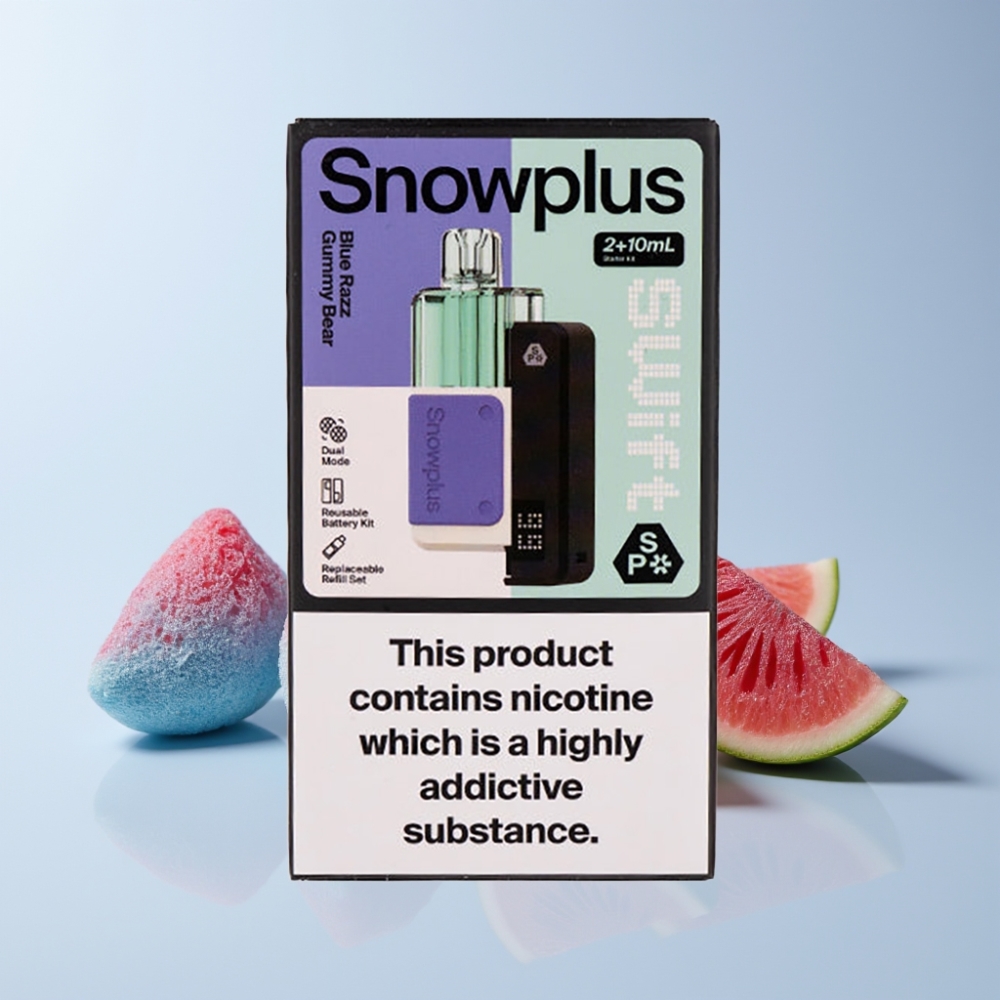 Snowplus Swift 5000 Andnings Dual Mesh 1000 mAh Sverige Grossist Blå Hallon Gummibjörn