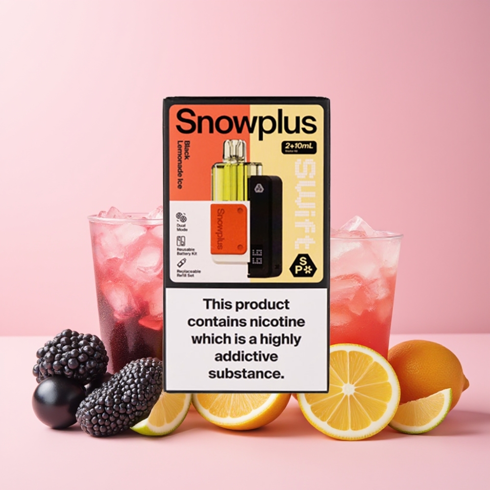 Snowplus Swift 5000 Andnings Dual Mesh 1000 mAh Sverige Grossist Svart Citron Is