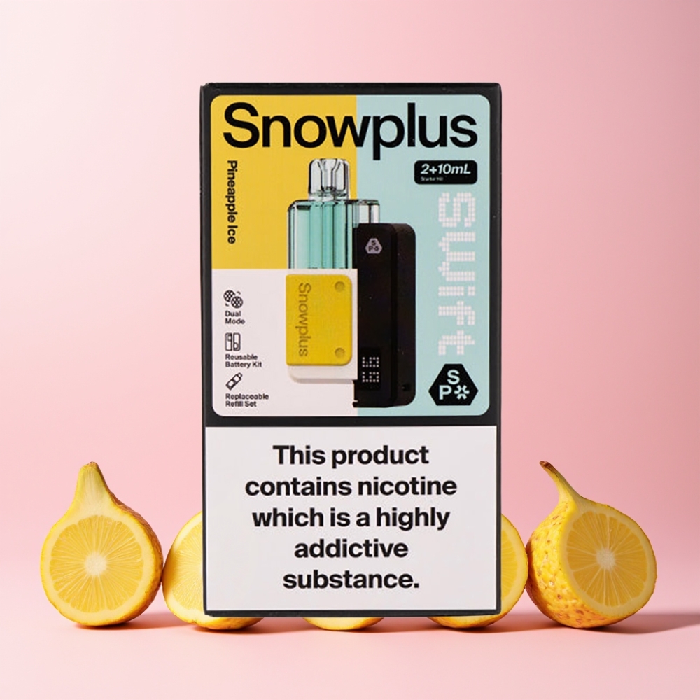 Snowplus Swift 5000 Puffs Dual Mesh 1000 mAh Sverige Grossist Ananas Is