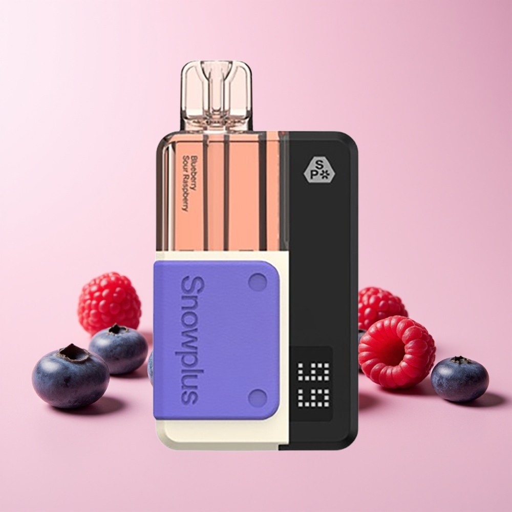 Snowplus Swift 5000 Puffs Dual Mesh 1000 mAh Sverige Grossist Blåbär Sur Hallon