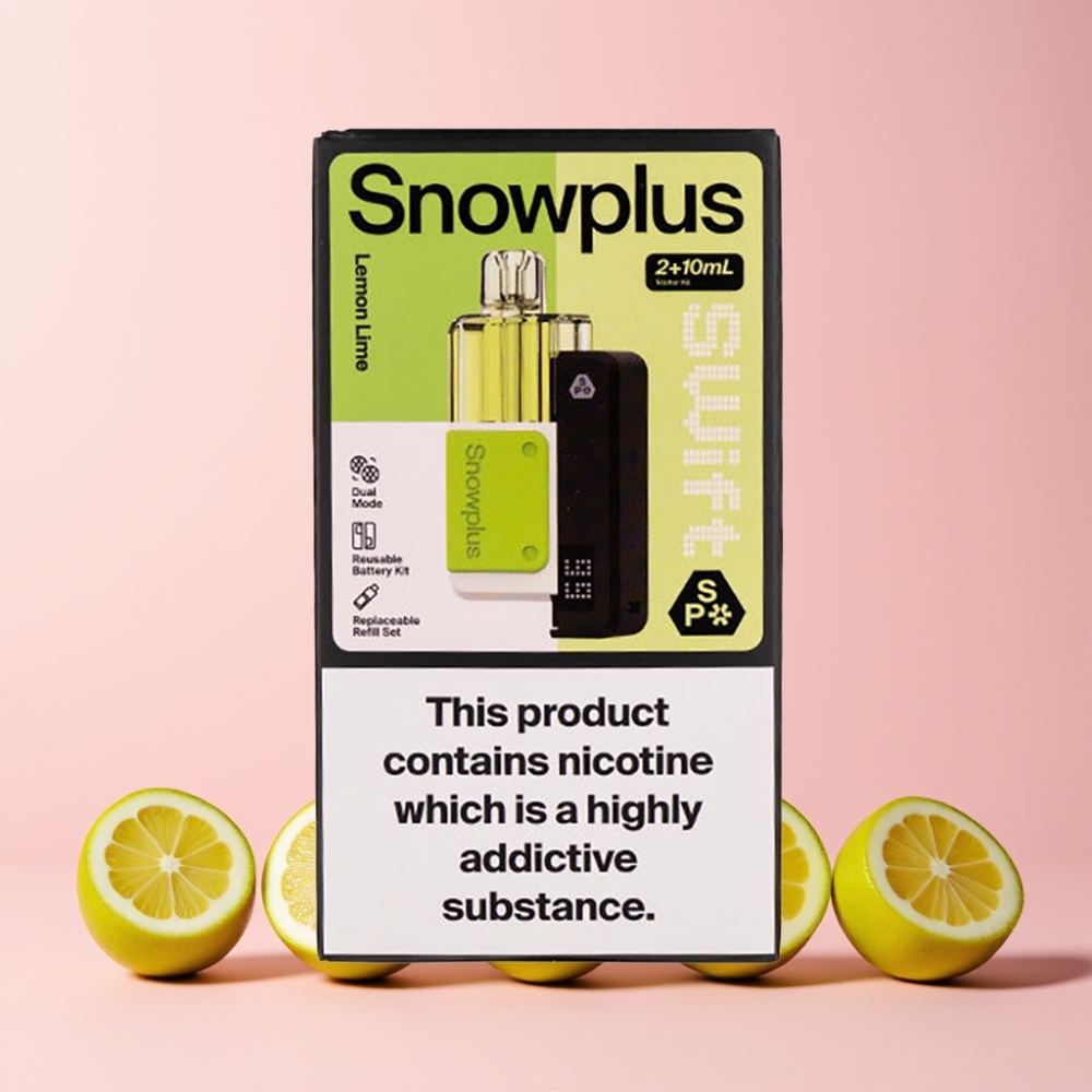 Snowplus Swift 5000 Puffs Dual Mesh 1000 mAh Sverige Grossist Citron Lime