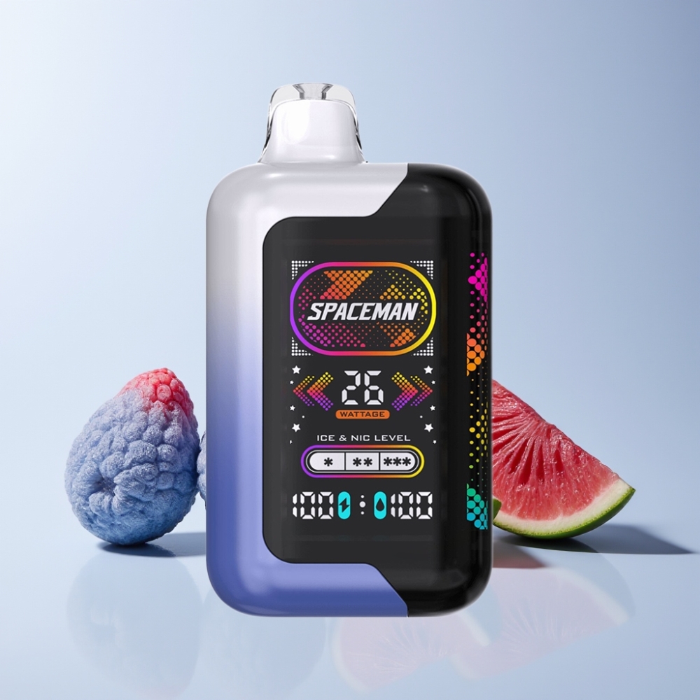 SPACEMAN SP40000 20ml/1000mAh Sverige Grossist Engångs Vape Blå Hallon Is