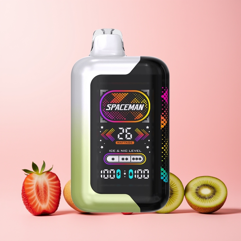 SPACEMAN SP40000 20ml Sverige Grossist 1000mAh Jordgubb Kiwi Engångs Vape