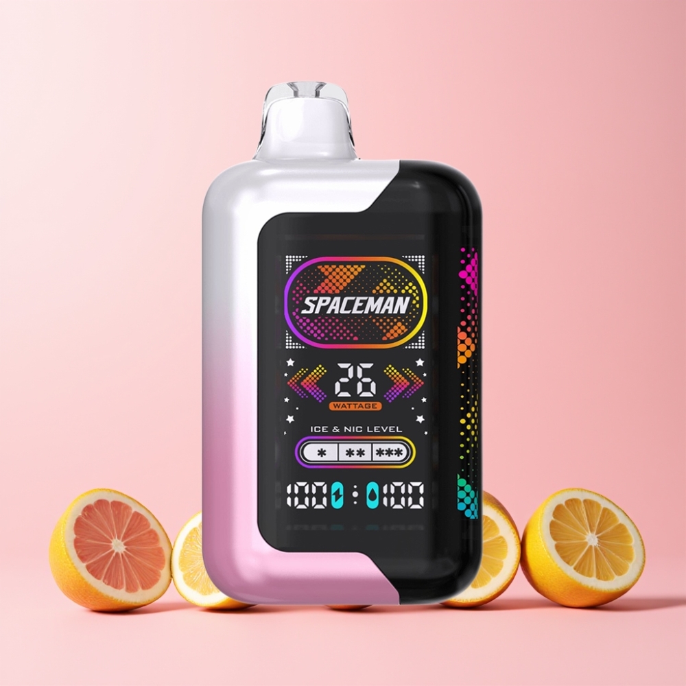 SPACEMAN SP40000 2 Mun E-Liquid 20ml 50mg/ml Sverige Grossist Rosa Citronad