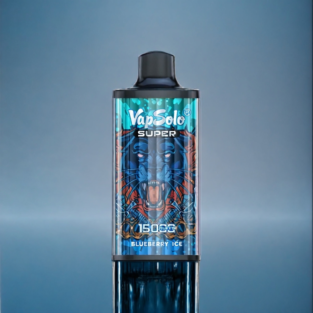 Blåbär Is Vapsolo Super 15000 Puffar 40ml 850mah Mesh Sverige Grossist
