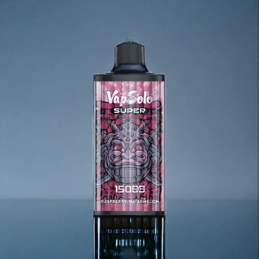 Hallon Vattenmelon Vapsolo Super 15000 Puffar 40ml 850mah Sverigegrossist