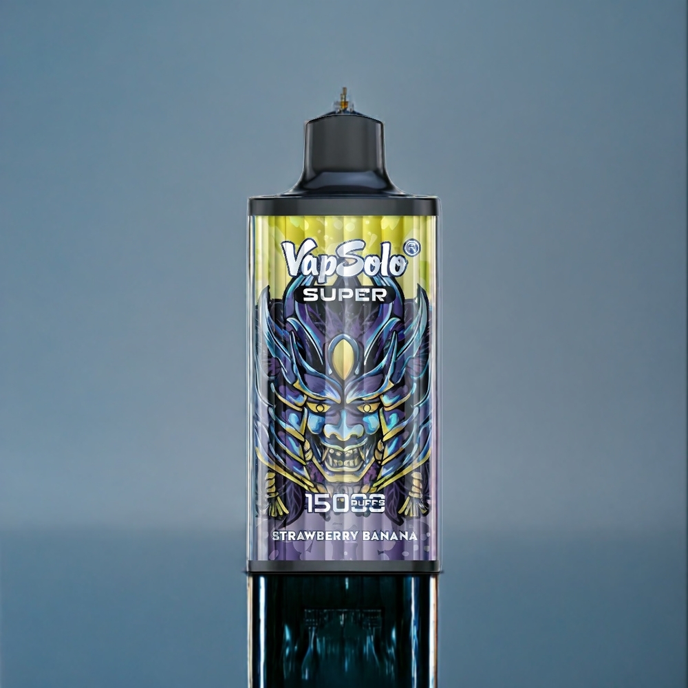 Jordgubb Banan Vapsolo Super 15000 Puffar 40ml 850mah Sverige Grossist