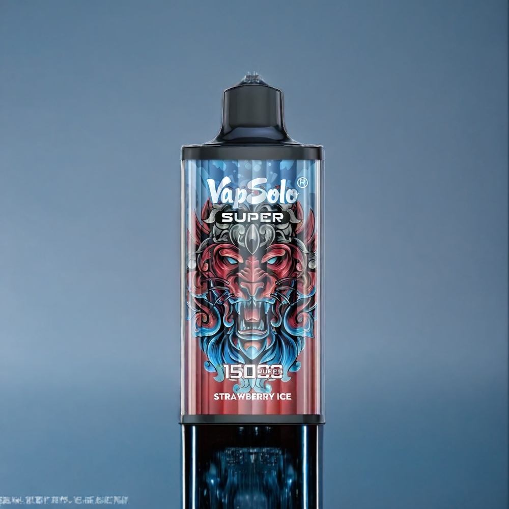 Jordgubb Is Vapsolo Super 15000 Puffar 40ml 850mah Sverige Grossist