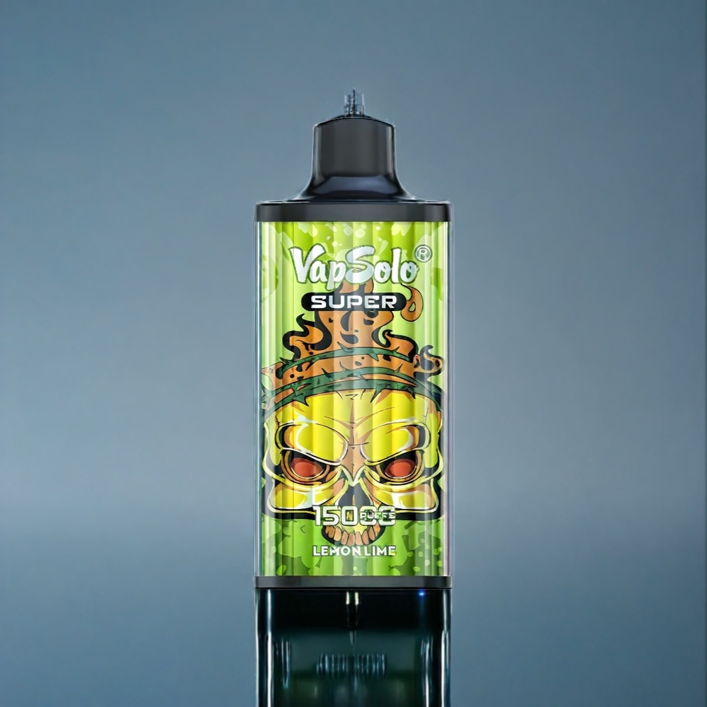 Lime Citron Vapsolo Super 15000 Puffar 40ml 850mah Sverige Grossist