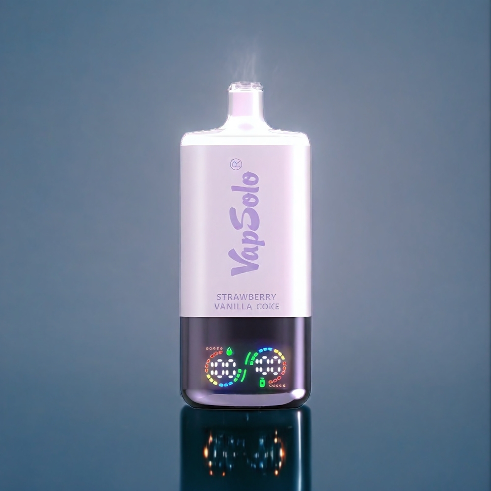 Jordgubb Vanilj Coke VapSolo Tripe 30000 Puffar 40ml 3 Tankar Type-C 20mg/50mg Sverige Grossist