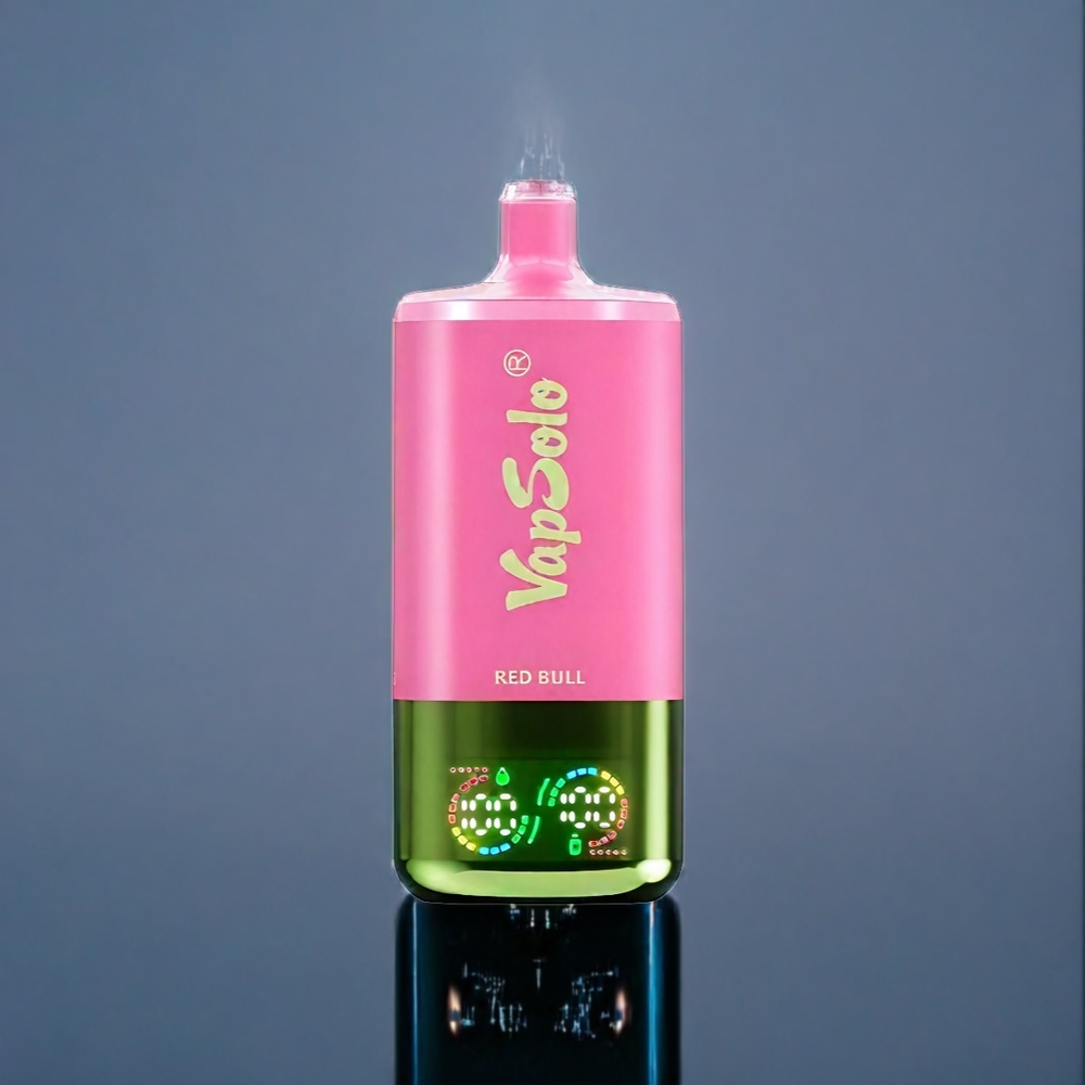 Röd Tjur Smak Kombination Vapsolo Tripe 30000 Puffar 40ml 20/50mg Type-C 3 Tankar Sverige Grossist