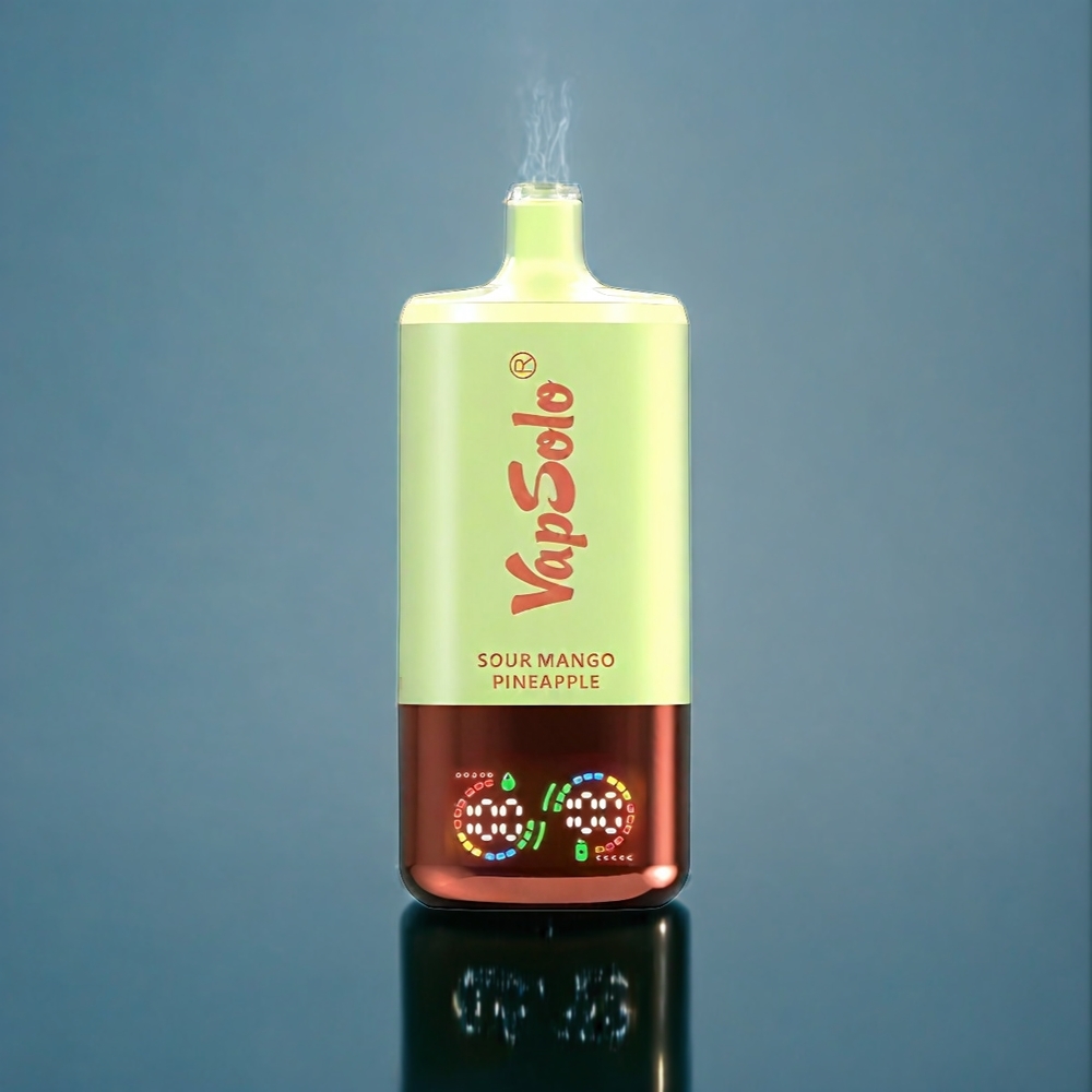 Syrlig Mango Ananas VapSolo Tripe 30000 Puffar 40ml Type-C 3 Tank Sverige Grossist