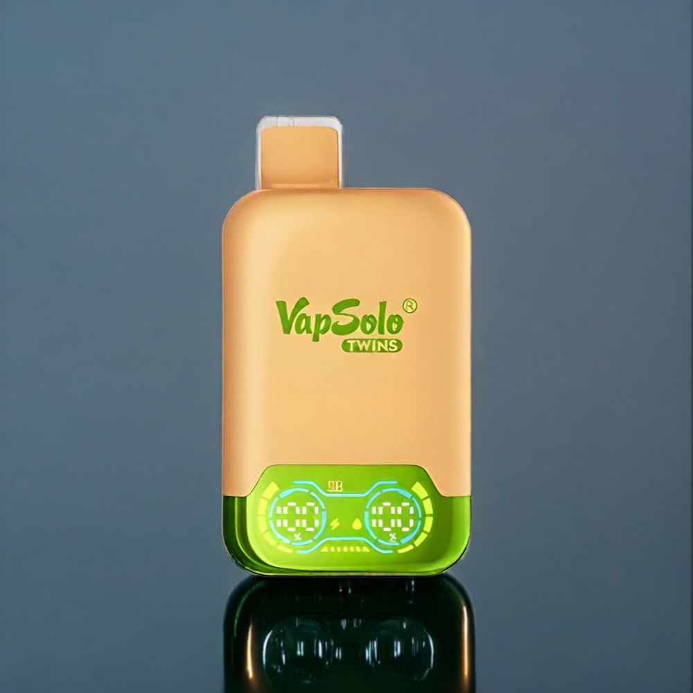 Apelsin Mango Vattenmelon & Red Bull Vapsolo Twins 20000 Puffar 40ml 2xTank Type-C Sverige Grossist